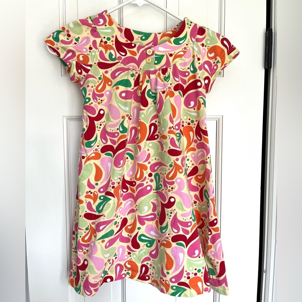 Hanna Andersson Girls Size 6x-7 120cm Cotton Dress